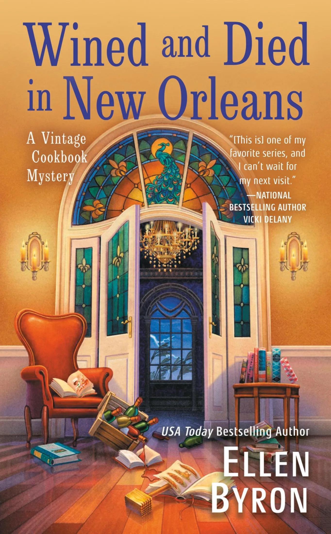 Wined and Died in New Orleans (A Vintage Cookbook Mystery #2)