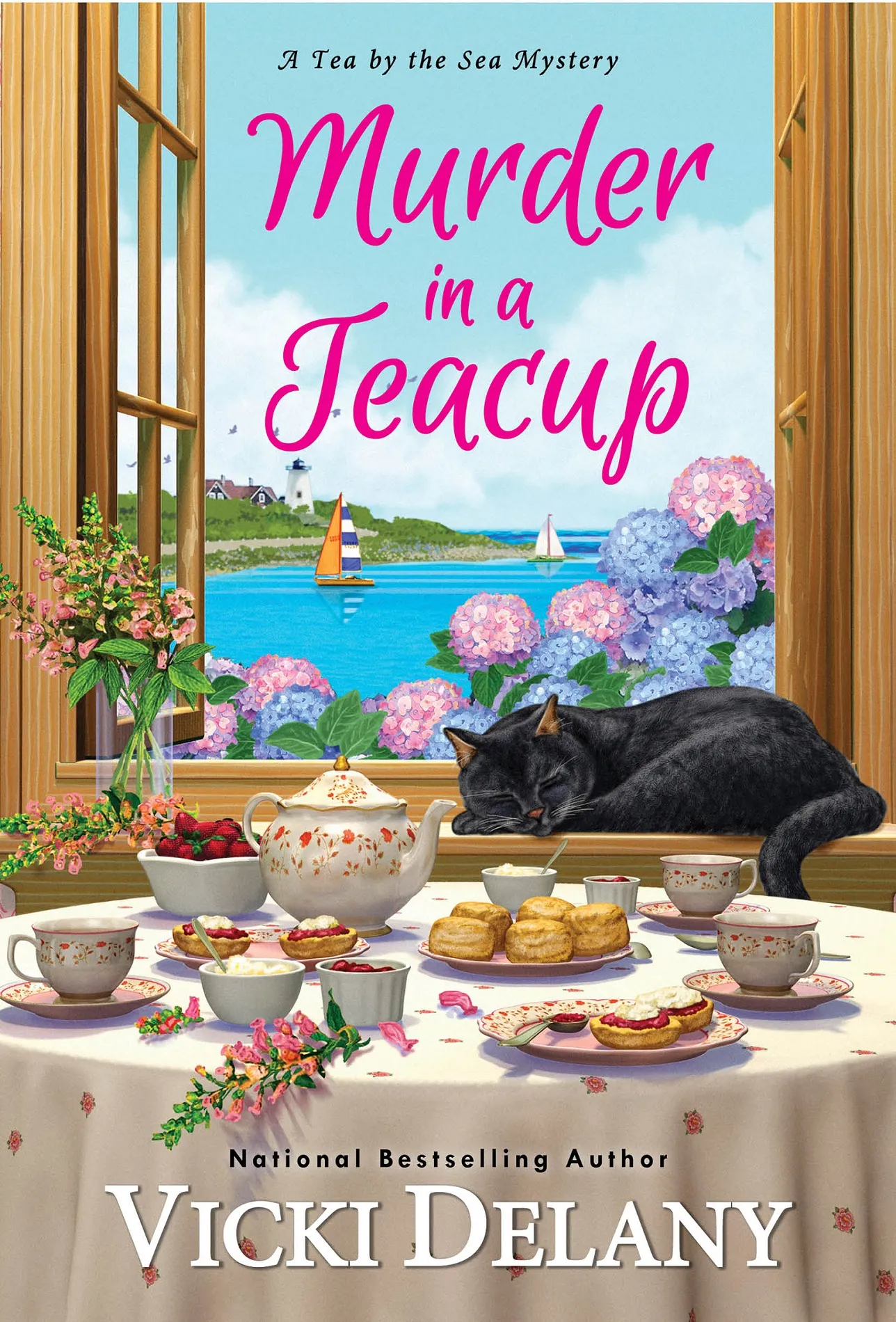 Murder in a Teacup (Tea by the Sea Mysteries #2)