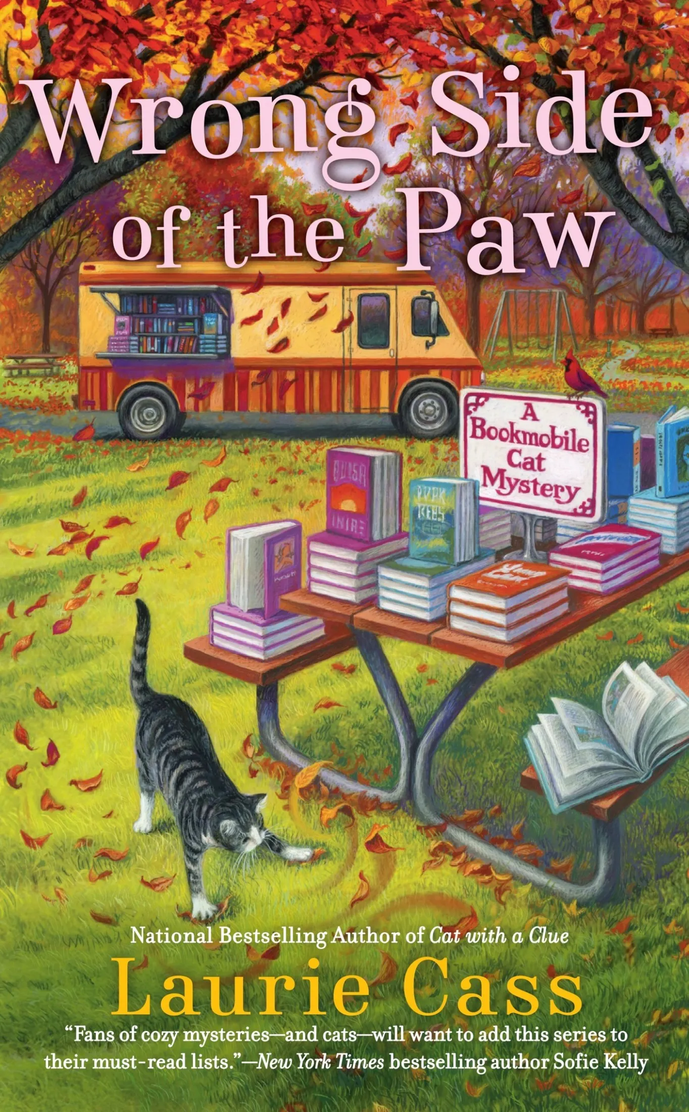 Wrong Side of the Paw (A Bookmobile Cat Mystery #6)