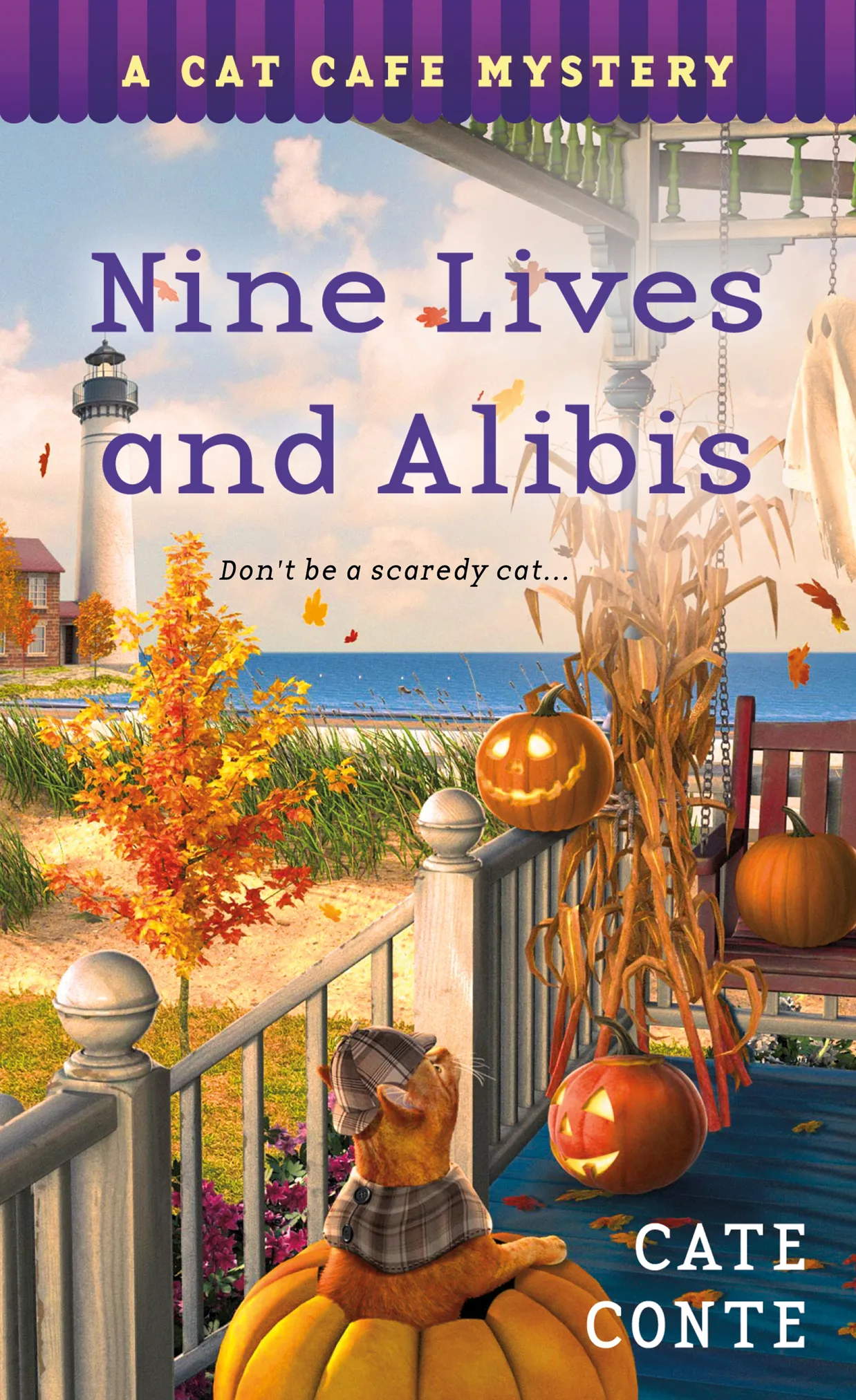 Nine Lives and Alibis (Cat Cafe Mystery #7)