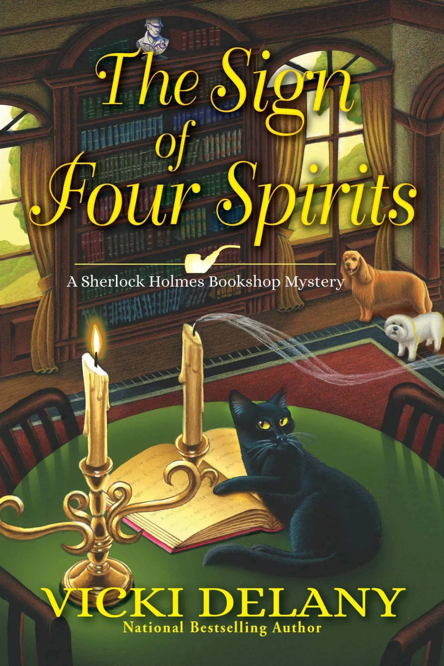 The Sign of Four Spirits (A Sherlock Holmesshop Mystery #9)