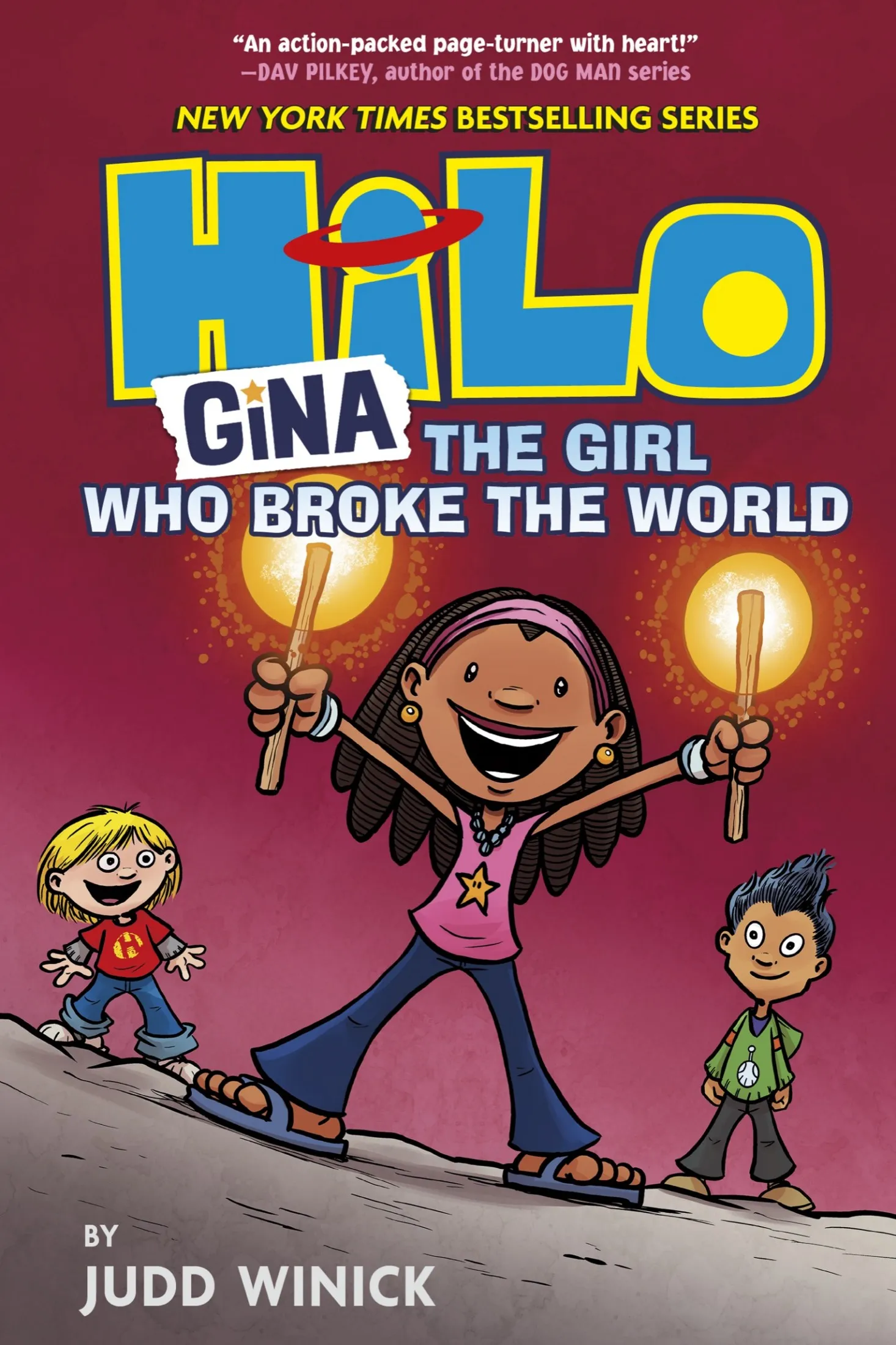 Gina: The Girl Who Broke the World (Hilo #7)