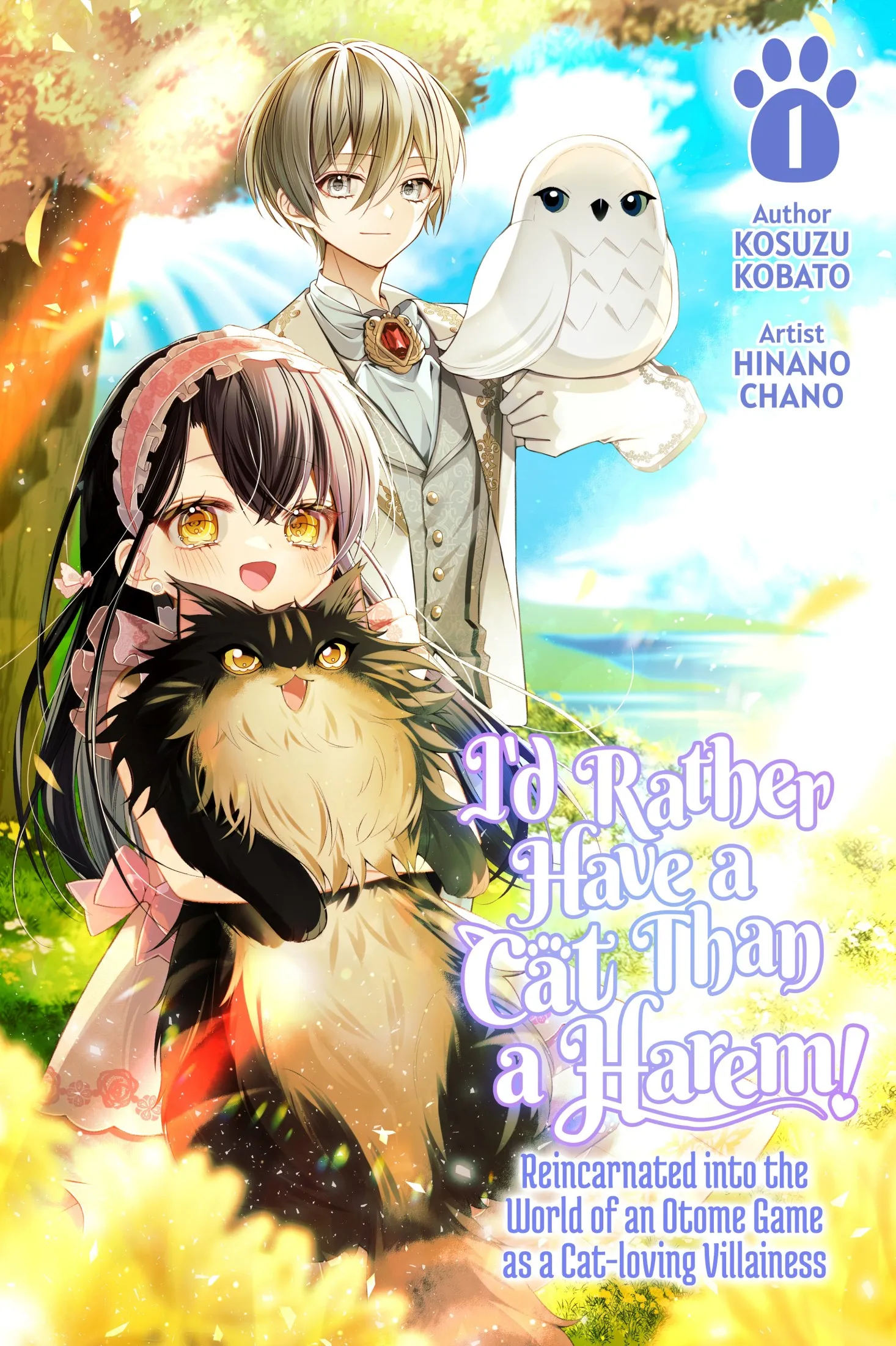 Reincarnated into the World of an Otome Game as a Cat-loving Villainess Vol.1 (I’d Rather Have a Cat than a Harem! #1)