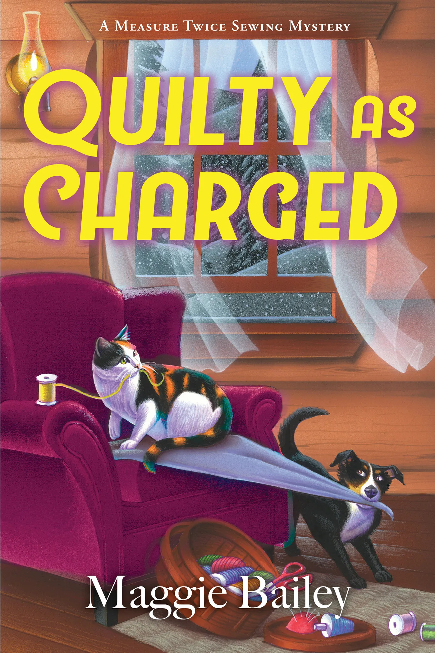 Quilty as Charged (A Measure Twice Sewing Mystery #2)