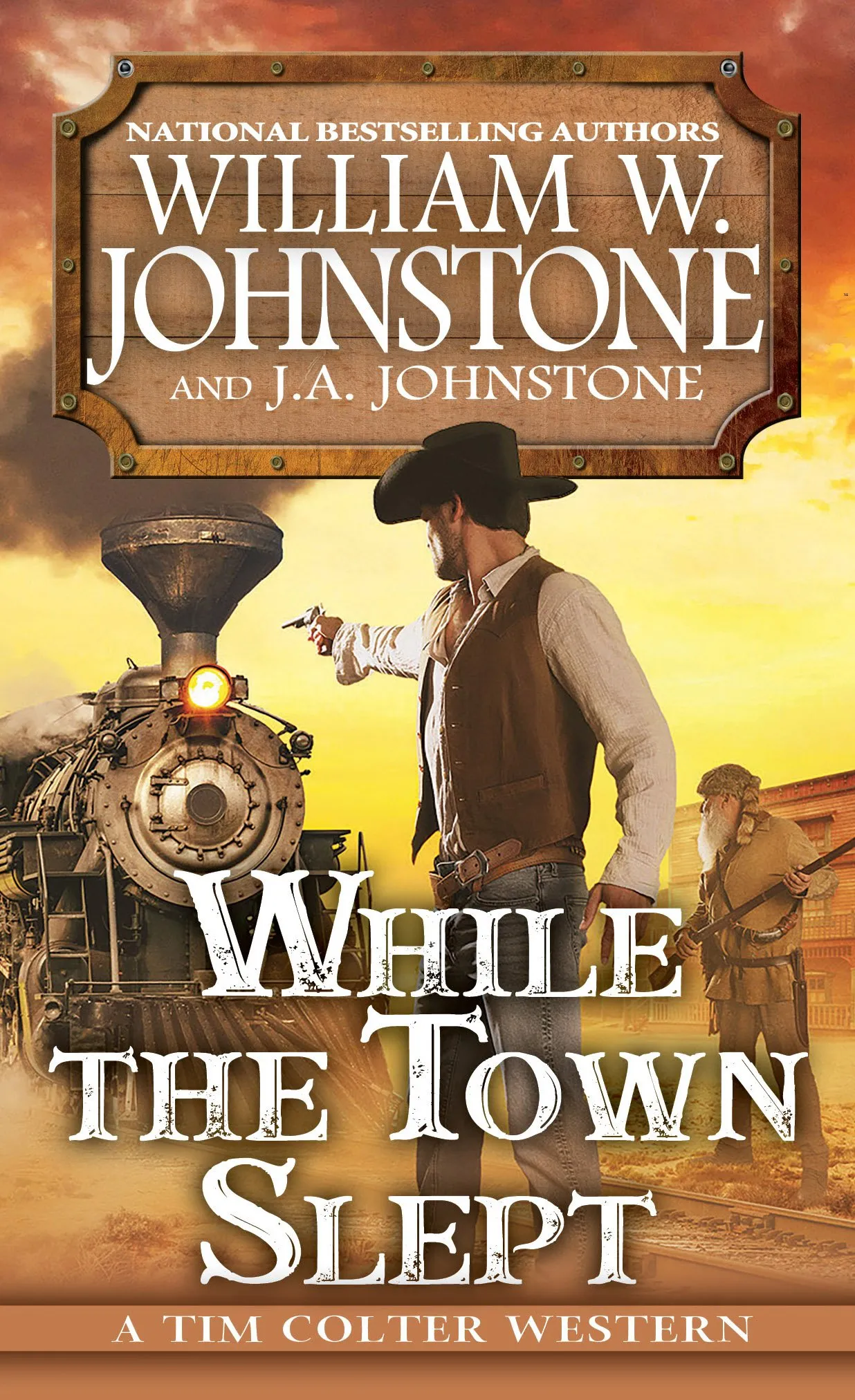 While the Town Slept (A Tim Colter Western #3)