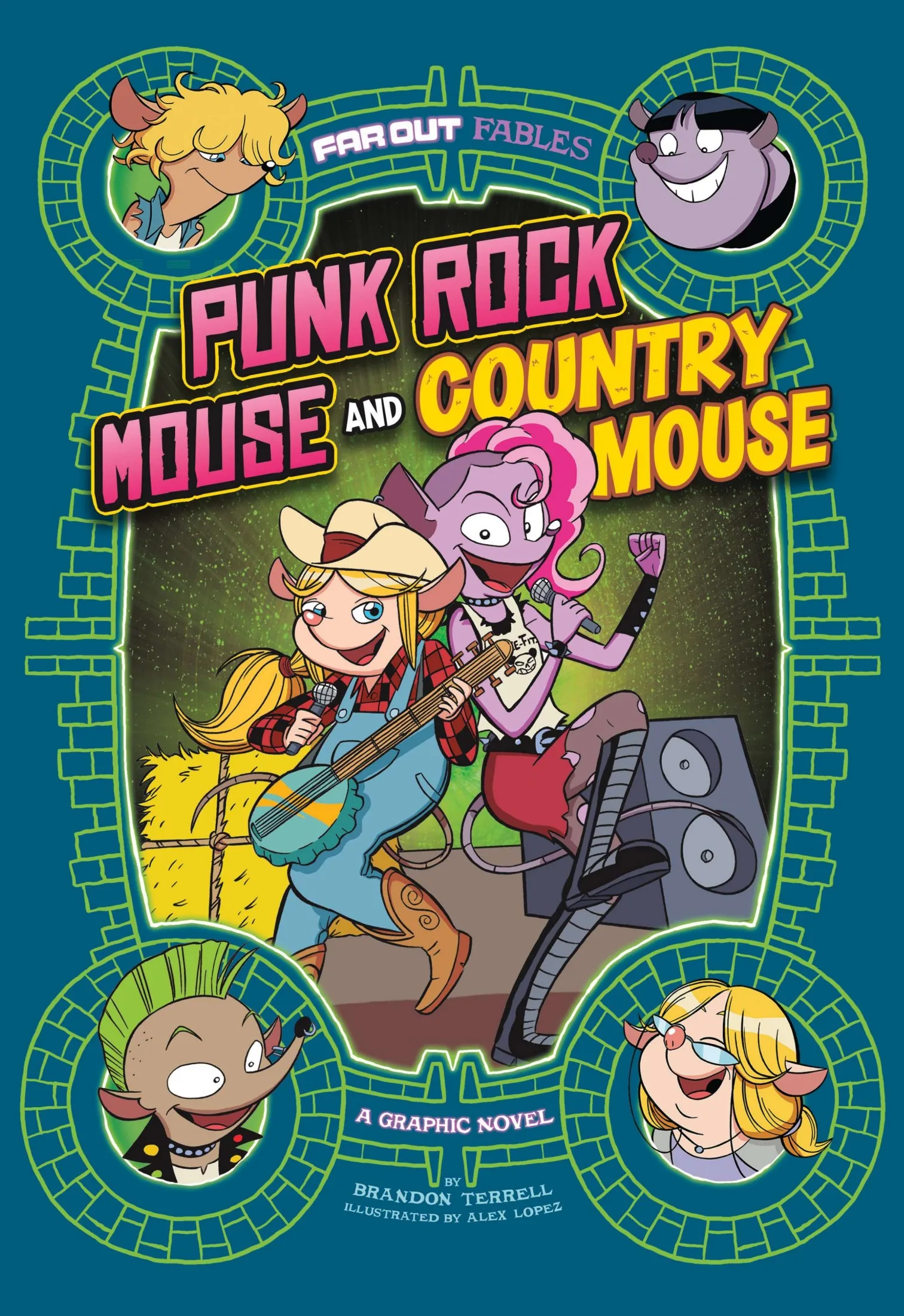 Punk Rock Mouse and Country Mouse (Far Out Fables #6)